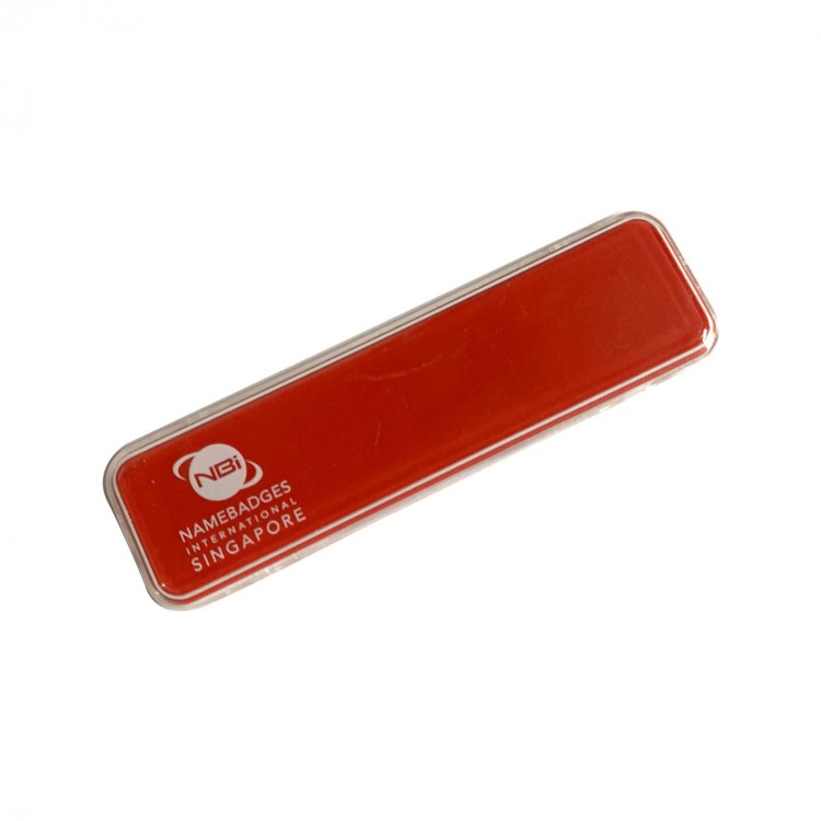 Reusable name badges designers name badges international singapore